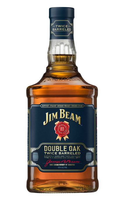 Jim Beam Double Straight Bourbon Kentucky Whiskey Oak