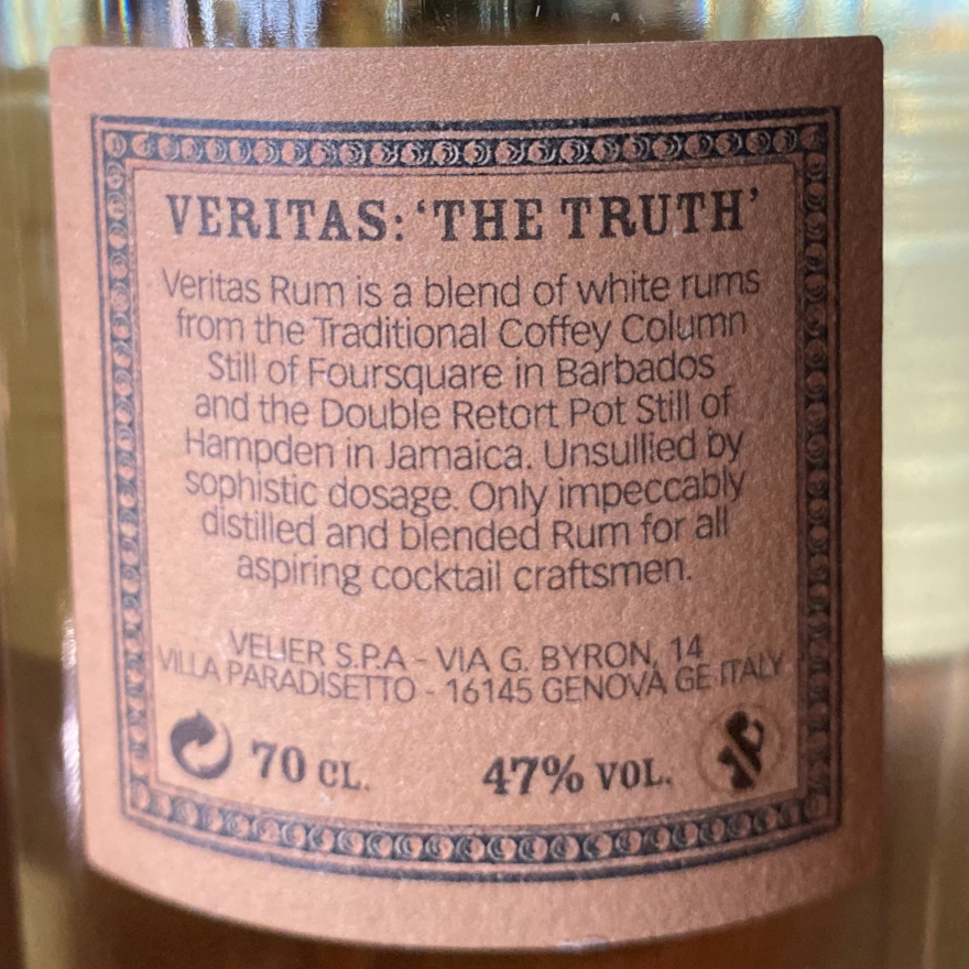 Veritas White Blended Rum image