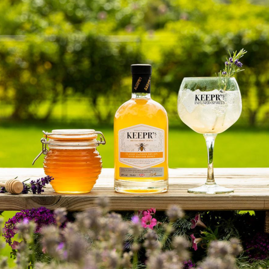 Keepr's Classic London Dry Gin with British Honey image