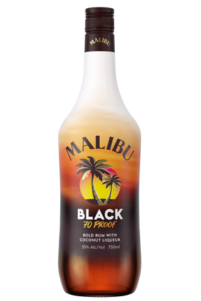Malibu Black Rum Liqueur image