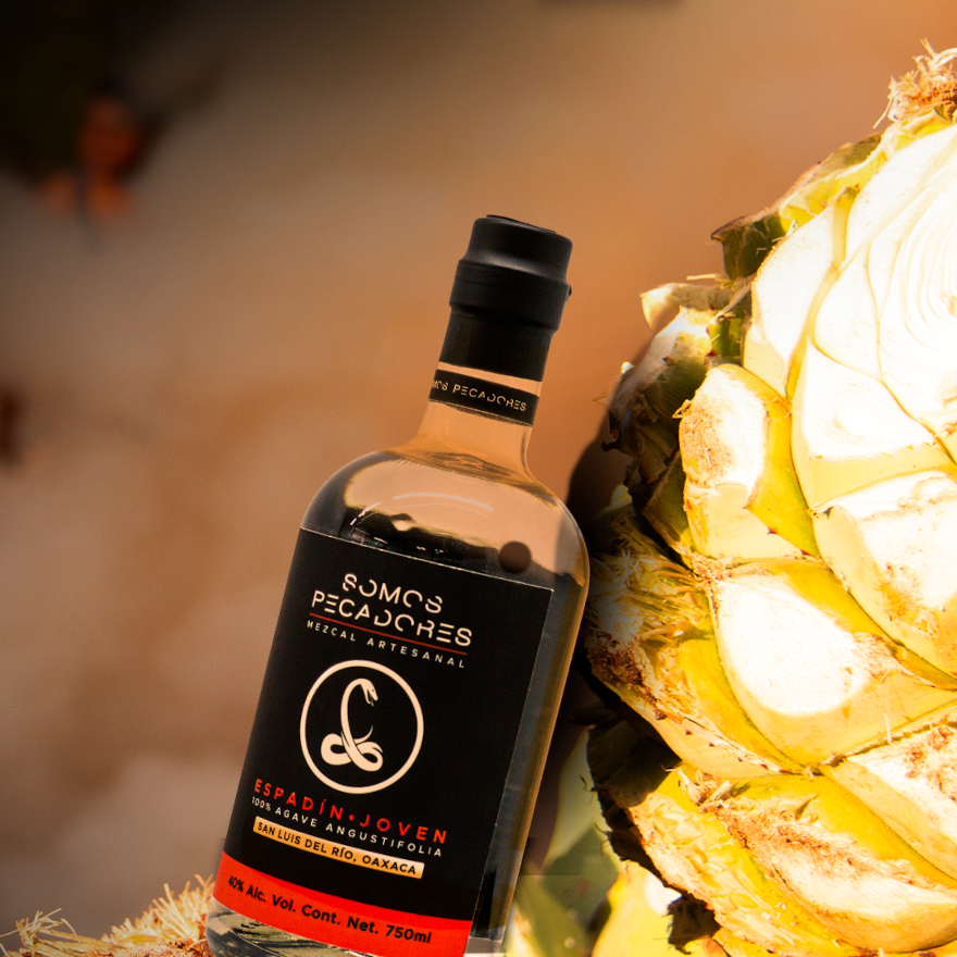 Somos Pecadores Espadín Joven Mezcal image