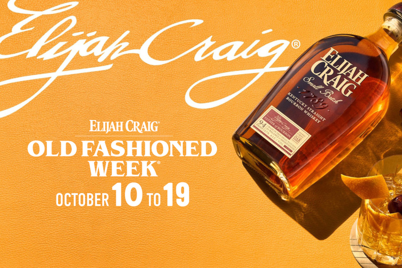 Elijah Craig Old Fashioned Week image 1