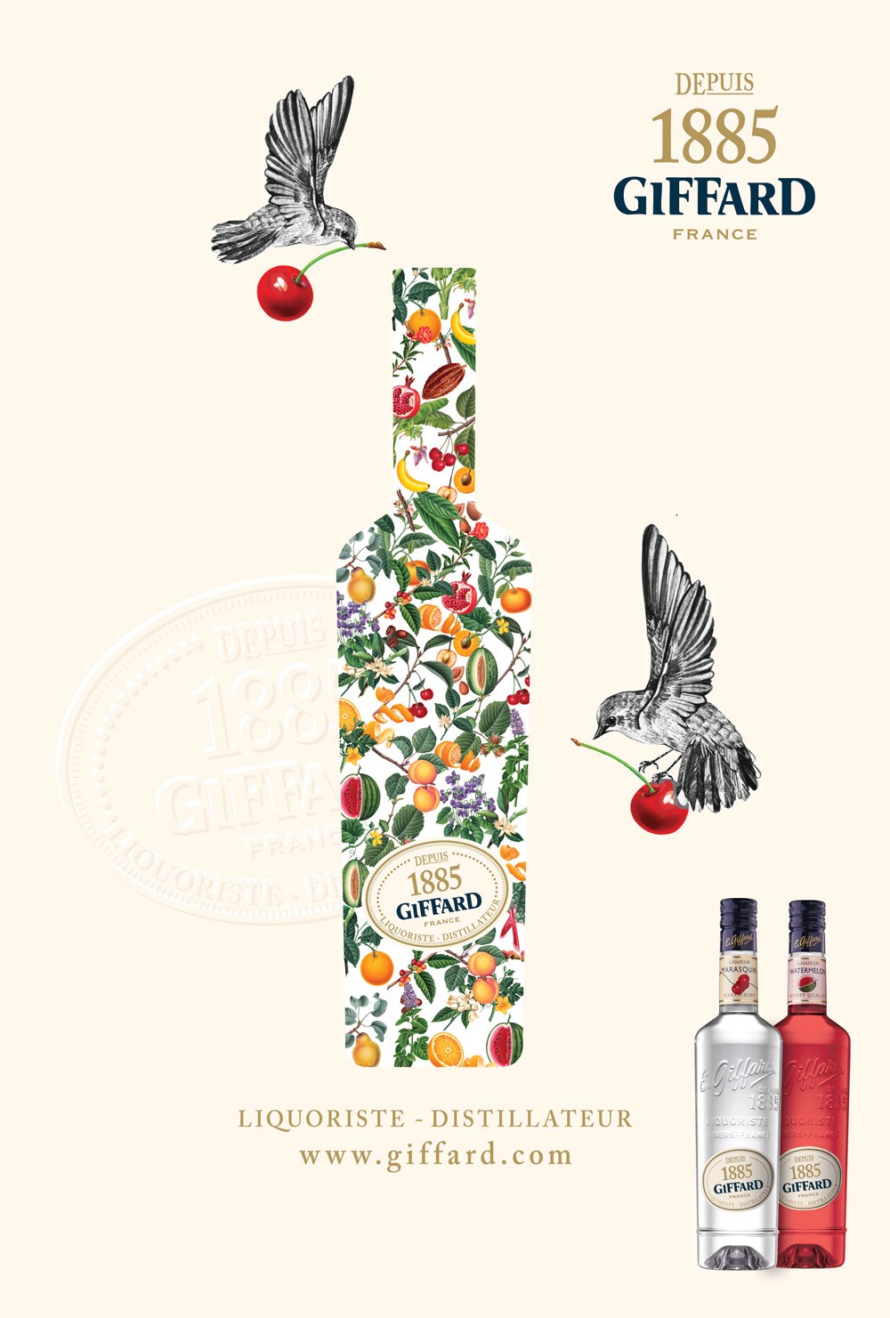 Giffard Creme de Fruit de la Passion Liqueur