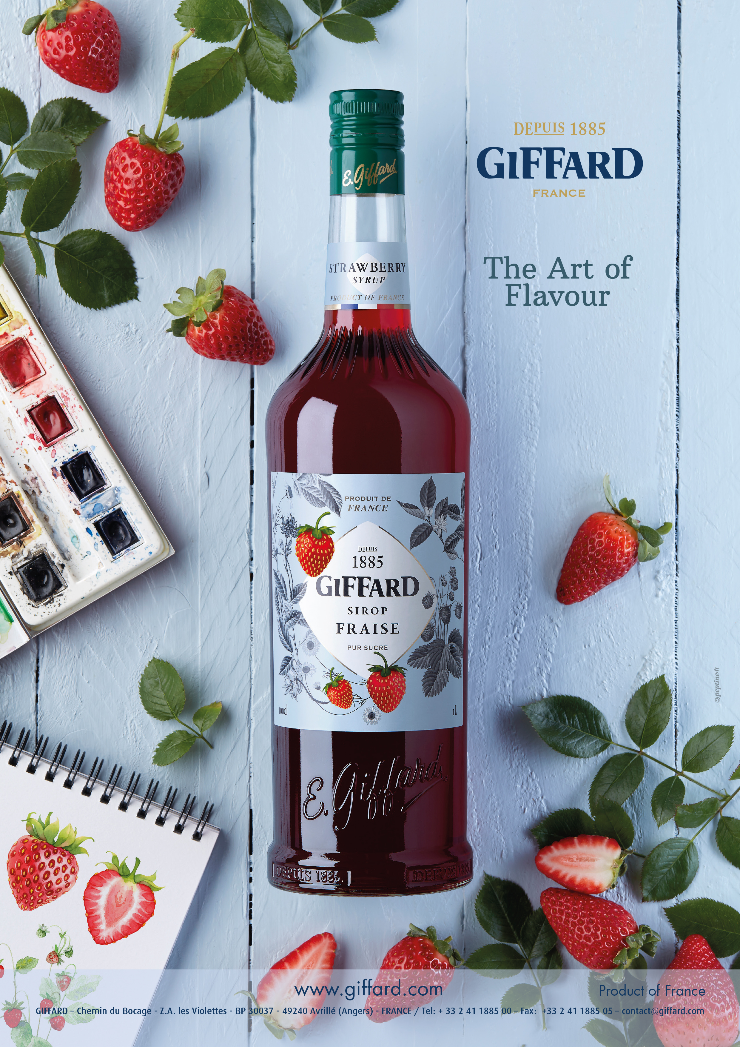 Sirop de fraise Giffard